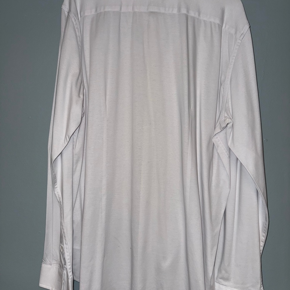 Men’s Butter Cloth White Button Down Long Sleeve Cotton Shirt XL - Picture 5 of 7